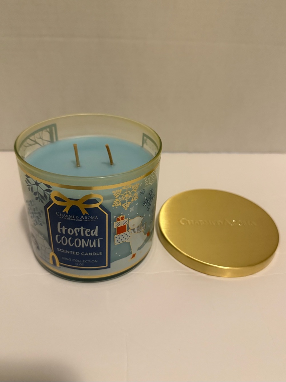 Frosted Coconut Scented Candle by CHARMED AROMA